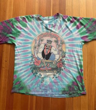 Vintage Grateful Dead Las Vegas 1992 Tshirt Og Xl Tie Dye Brockum Jerry Garcia
