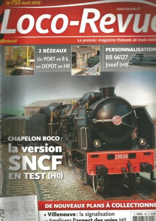 Loco Revue N°753 Reseau : Port En O - Depot En Ho / Bb 66127 / Signalisation