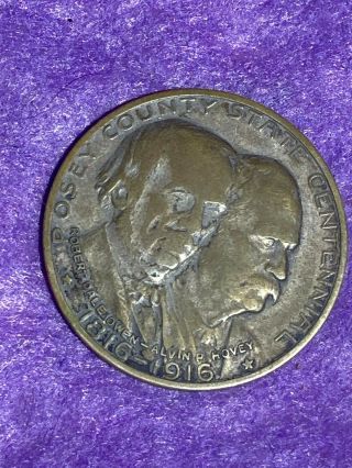 G - 1 Mt.  Vernon Posey County Indiana Centennial Coin Token 1816 - 1916 105 Year Old