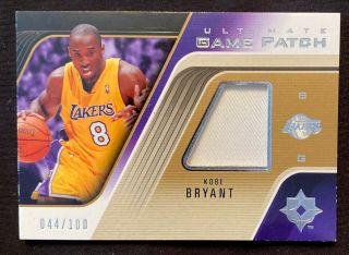 2004 - 05 Upper Deck Ultimate Game Patch Kobe Bryant Lakers 044/100 Rare