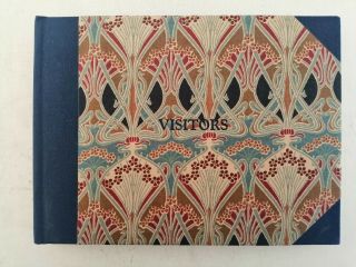 Vintage William Norris Liberty Of London Visitors Book