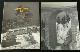 2 Catalogues Train Le Train Jaune 1984 - 85 21x29cm 72 P.  Guide Modelisme Katalog