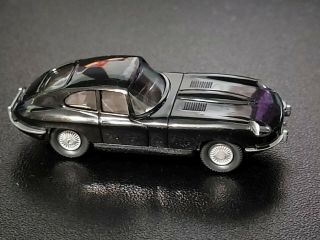 Vintage Wiking Jaguar E - Type Coupe (black) - 1:87 Ho Scale