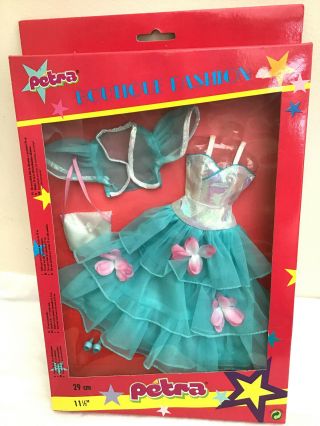Vintage Lundby Petra Outfit - Turquoise Dress Etc Boxed
