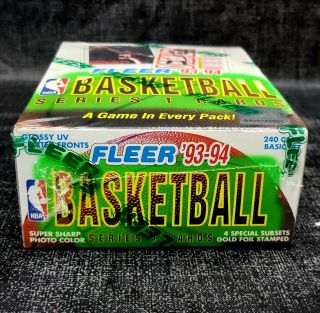 1993 - 94 Fleer Basketball Series 1 36 Packs Factory 3