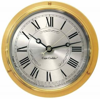 Cape Cod Marine Codder Clock Brass Cccc Made In Usa Priority