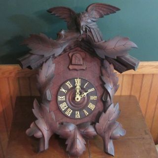Antique German Cuckoo Clock For Repair