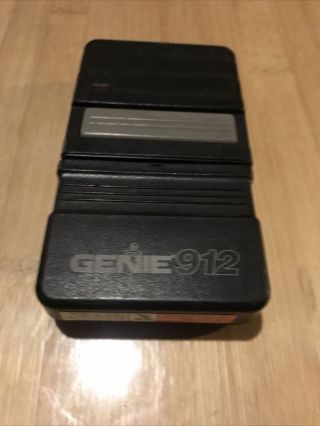 Oem Genie Gt912 - 1bl 9 Or 12 Dipswitch Garage Door Opener Remote Control 390mhz