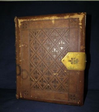 1869 Antique Family Bible William W.  Harding Hardings Royal Edition