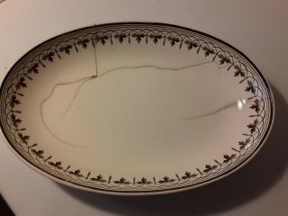Antique Wedgwood Bowl - - Staple Repaired