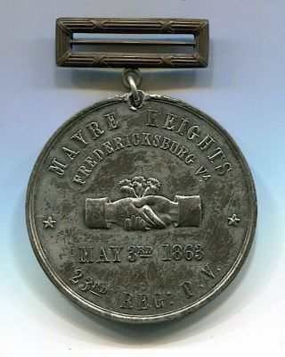 1863 Ely Medal 23rd Pa Birney 