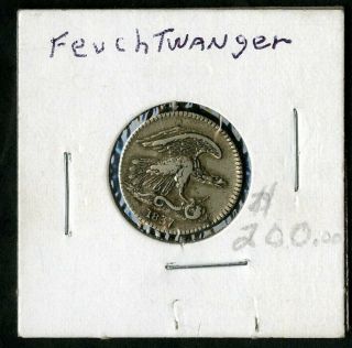 Us Coin 1837 Feuchtwanger Silver Cent
