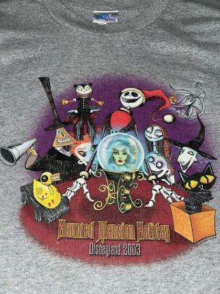 Vintage Haunted Mansion Holiday Shirt Nightmare Before Christmas,  Glow In Dark
