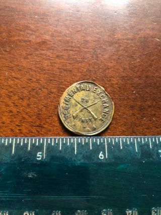 Fort Bayard Mexico - 28th Infantry Exchange - Pictorial 25c Trade Token
