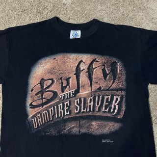 Vintage Buffy the Vampire Slayer T Shirt 1998 Blue Grape Size Men’s Large L 2