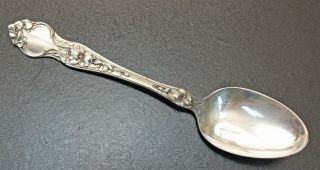 Wallace Sterling Violet Pattern Teaspoons No Mono