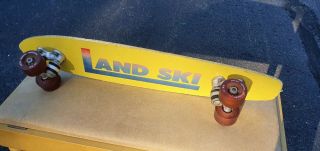 Land Ski Skateboard W/ Roller Sport Urethane Mk Iv Vintage Wheels