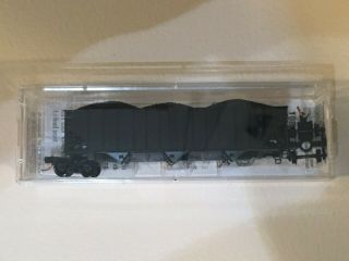Micro - Trains N - Scale 100 Ton 3 - Bay Hopper With Load Undecorated/unpainted Kit