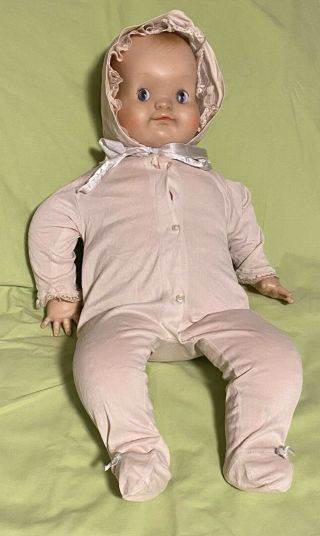 Vintage 1967 " Baby So Big " Madame Alexander 23 " Doll " Pumpkin " Outfit