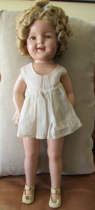 Vintage Shirley Temple 22 " Ideal Composition Doll