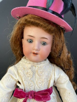 Antique German Armand Marseille 390 Bisque Head Doll Composition Body
