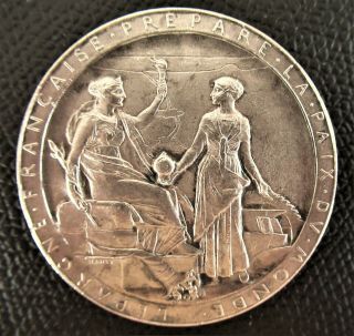 France/egypt - 1889 - Opening Of The Suez Canal - Silver - Heavy Strike By Roty