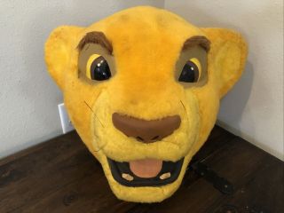 Vintage Disney Lion King Simba Mascot Costume Head 2