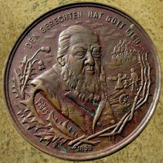 Germany: 1900 Boer War: Paul Kruger Forlorn / King Edward Weeping Medal