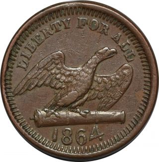 F160/417a R4 Pcwt - Liberty For All Eagle Perched On Cannon / America - Xf