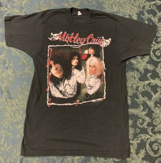 Motley Crue Vintage Dr.  Feelgood Tour Shirt Size Xl