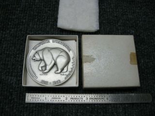 California Bicentennial Medal - 1769 - 1969 -.  999 Silver - Medallic Art Co. 3