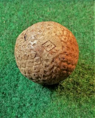 Antique Collectible " Sterling Special " Golf Ball - Very Unusual Pattern
