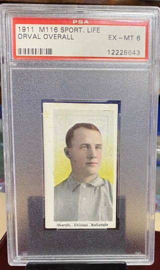 1911 M116 Sporting Life Overall,  Chicago,  Pastel,  Psa 6 Exmt