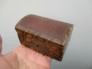 A Victorian Trinket Box " A Present From Crystal Palace C1880