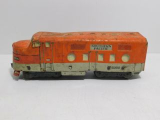 Vintage Marx O Scale Southern Pacific 6000 Diesel Locomotive - Non - Powered