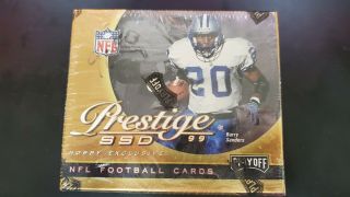1999 Playoff Prestige Ssd Factory Hobby Box Nfl Football