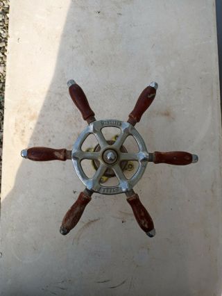 Vintage Lyman Islander Boat Ship Steering Wheel 12 