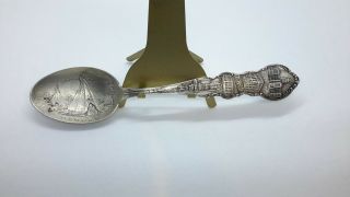 Antique Native American Indian Teepe Sterling Silver Spoon Denver Colorado