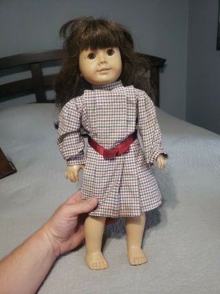 Vintage Retired Pleasant Company Samantha Doll With Dress American Girl