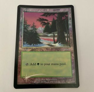 Magic The Gathering Mtg Forest Arena Foil Ice Age