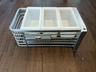 Leftover Tray Hotpoint Vintage Refrigerator With 3 Glass Bins No Lids