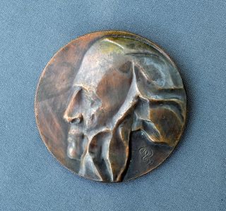 1990 Hovhannes Ivan Ayvazovsky Armenian Seascape Painter Table Medal Armenia