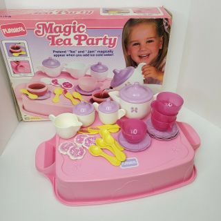 Vintage Playskool Magic Tea Party Set 1991 Complete 2