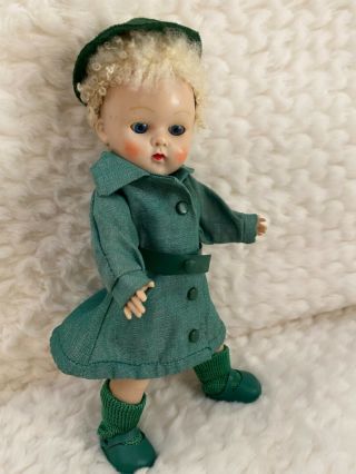 Vintage Doll clothes,  Mini Terri Lee Girl Scout dress,  belt & hat,  Vogue Ginny 2