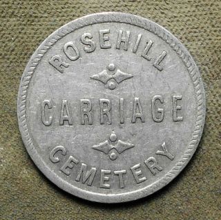 Atwood - Coffee 150i.  (chicago) Rosehill Cemetery,  Carriage.  Aluminum,  26mm,  Vf