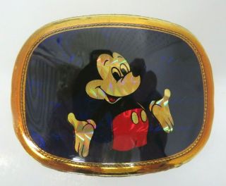 Rare Vintage 1977 Pacifica Mickey Mouse La Cal 90245 Belt Buckle