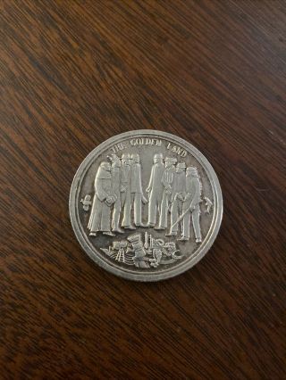 1769 - 1969 CALIFORNIA Bicentennial.  999 fine Silver Medal Gem BU GOLDEN LAND 2