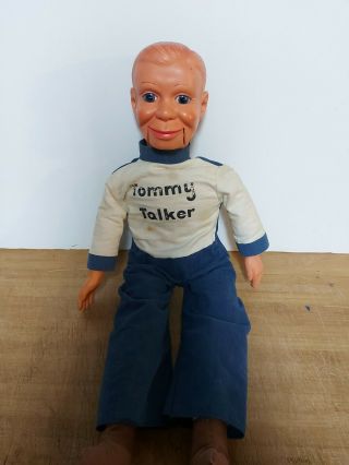 Vintage Tommy Talker Ventriloquist Doll Htf