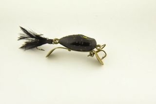Vintage Black Flitter Paw Paw 1st Version Jig A Lure Minnow Fishing Lure Md3