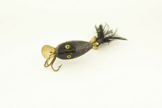 Vintage Black Flitter Paw Paw 1st Version Jig A Lure Minnow Fishing Lure MD3 3